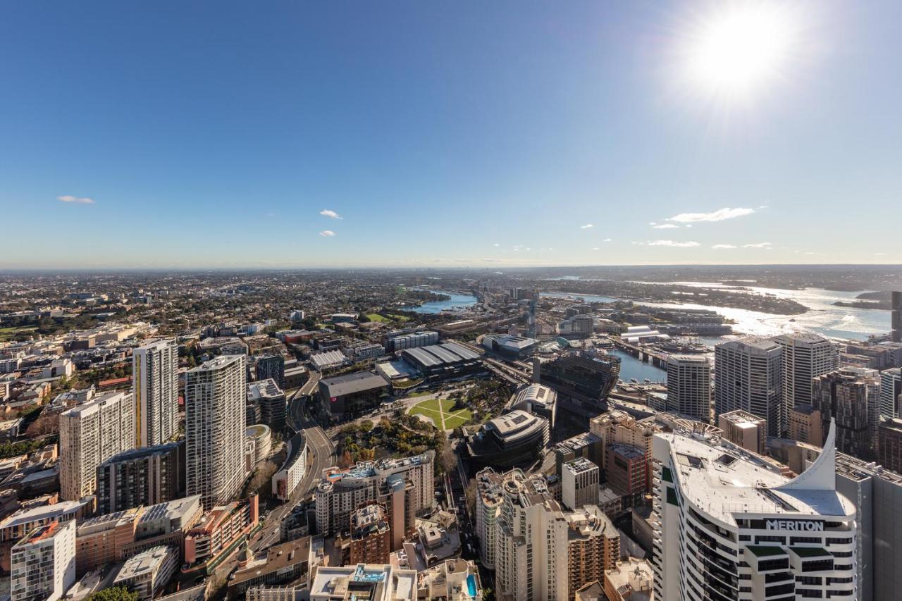 Meriton Suites World Tower, Sydney Esterno foto Aerial view of Perth CBD