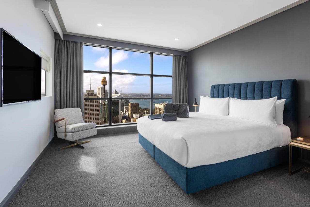 Meriton Suites World Tower, Sydney Esterno foto A bedroom at the hotel