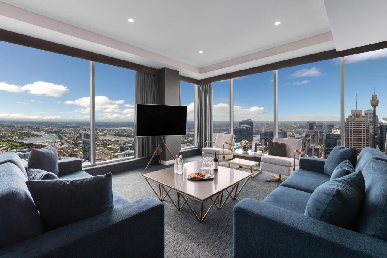 Meriton Suites World Tower, Sydney Esterno foto The living room of a typical apartment