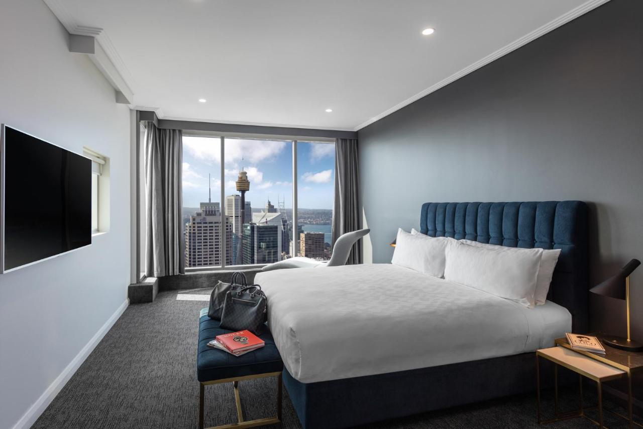 Meriton Suites World Tower, Sydney Esterno foto A bedroom at the hotel